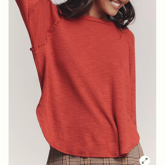 Pilcro Ruffled Raglan sweater - Picture 7 of 7